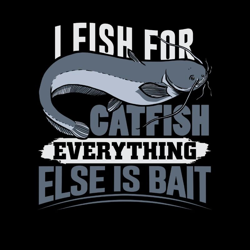 Poisson-chat pêcheur poisson-chat pêchent le poisson-chat