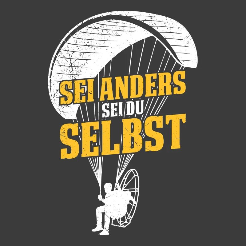 Gleitschirm SEI ANDERS SEI DU SELBST Lustiges