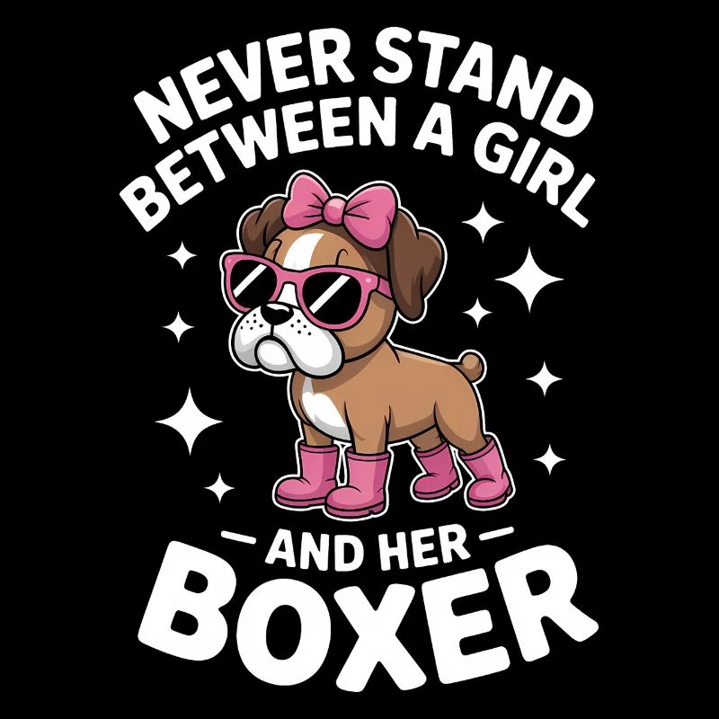 Don drôle de Boxer Dictions de chien boxer