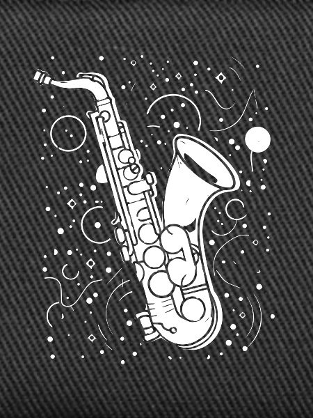 Saxophone Drawing