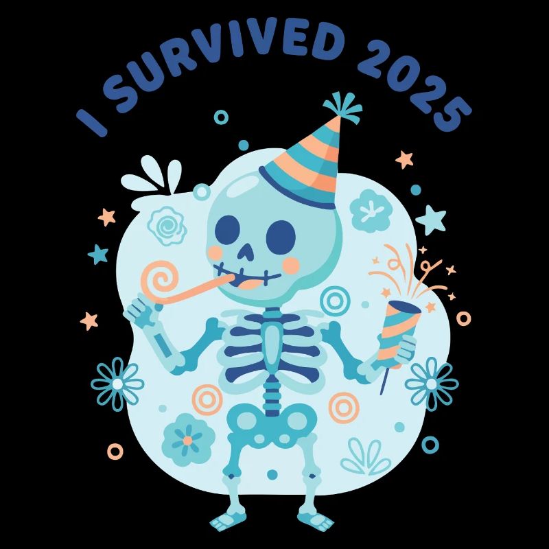 I Survived 2025 Skeleton Celebration