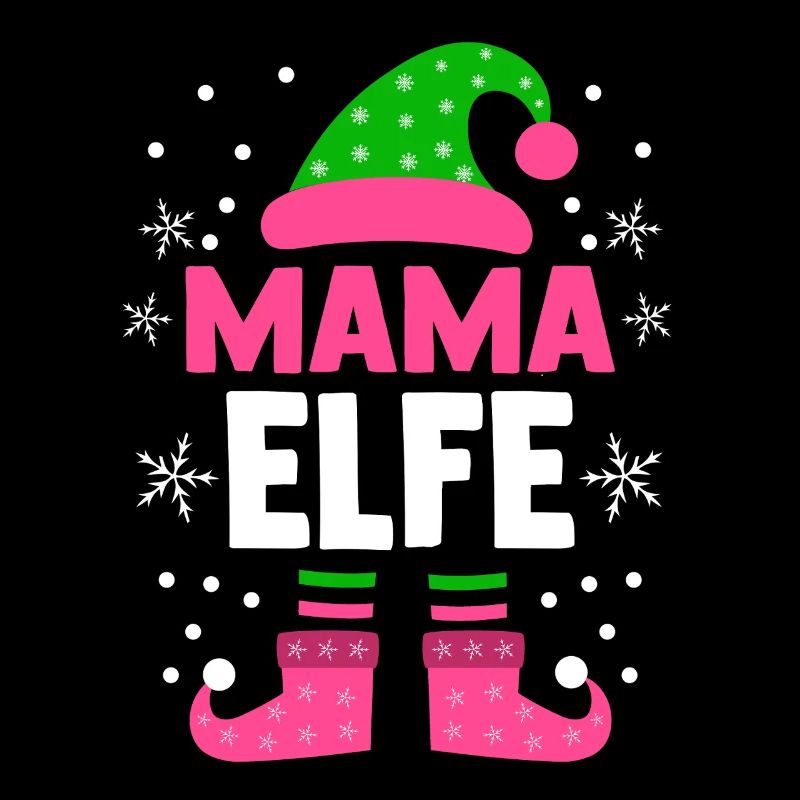 Weihnachten Familie Mutter Mama Elfe