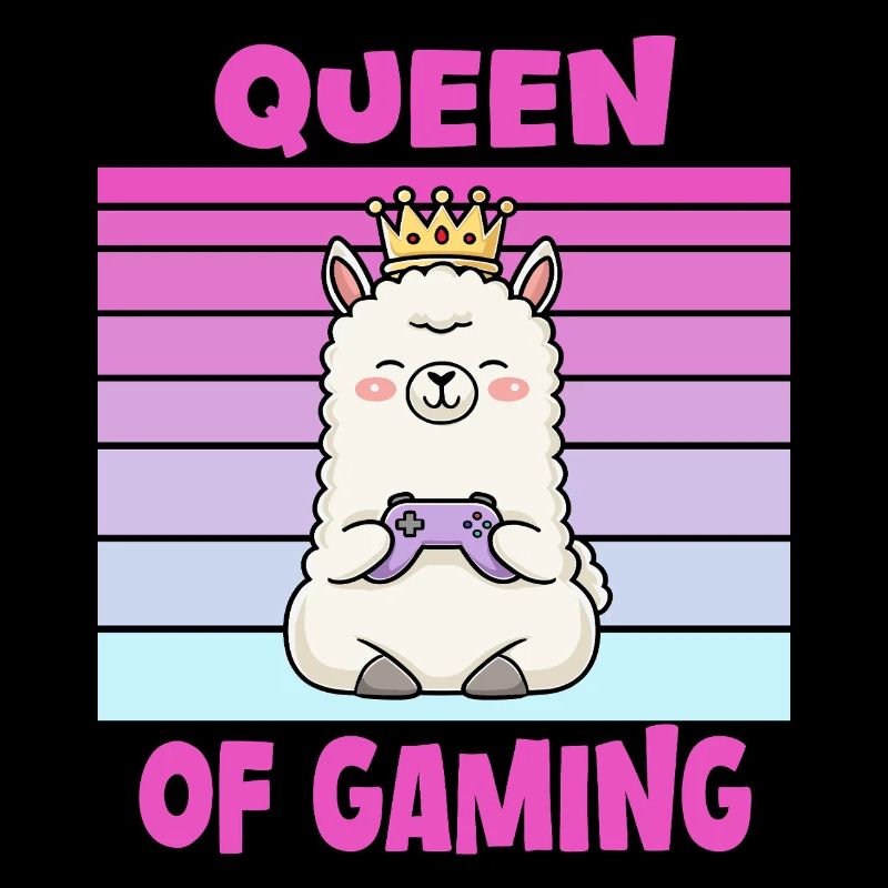 Llama queen gamer