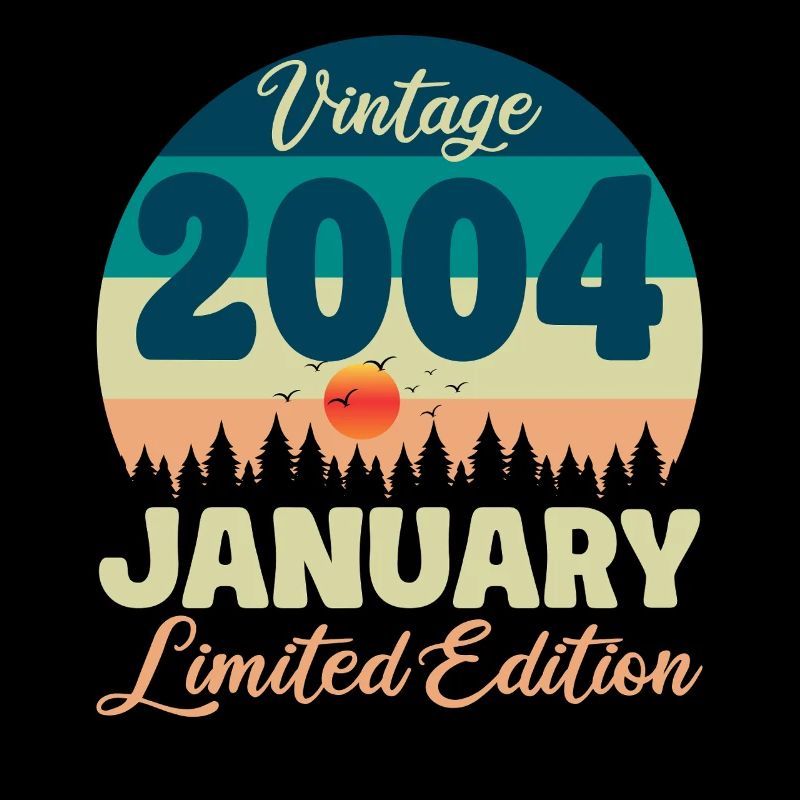 Geburtstag Januar 2004 Geschenk Vintage Limited