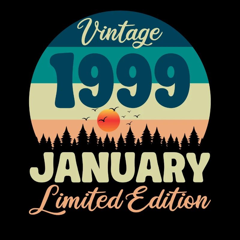 Birthday January 1999 Gift Vintage Limited