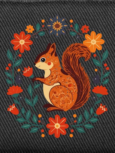 Blumenkranz-Eichhörnchen