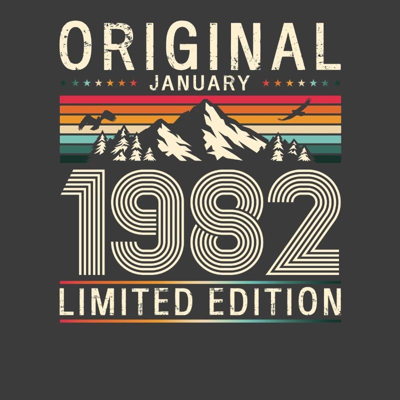 44th Birthday Original January 1982