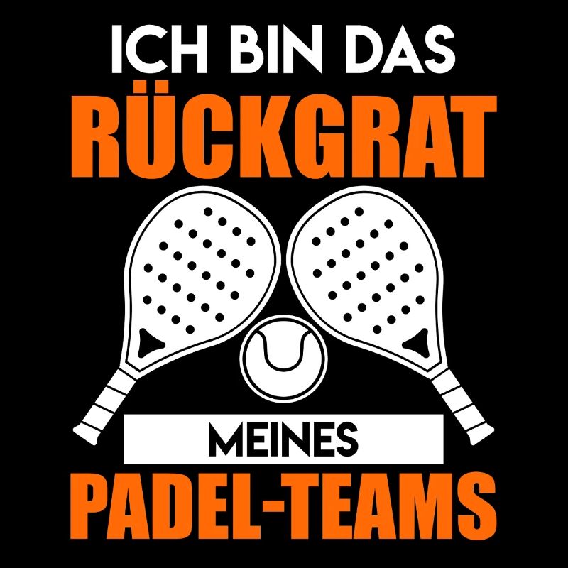 Jeu de padel JE SUIS L’ÉPINE DORSALE DE MON ÉQUIPE DE PADEL