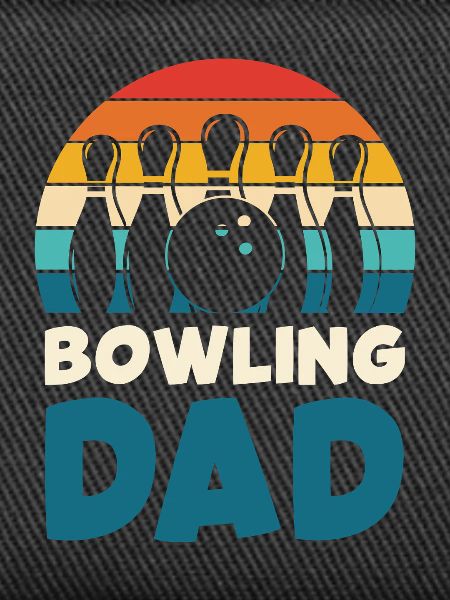 Bowling Dad Retro Design
