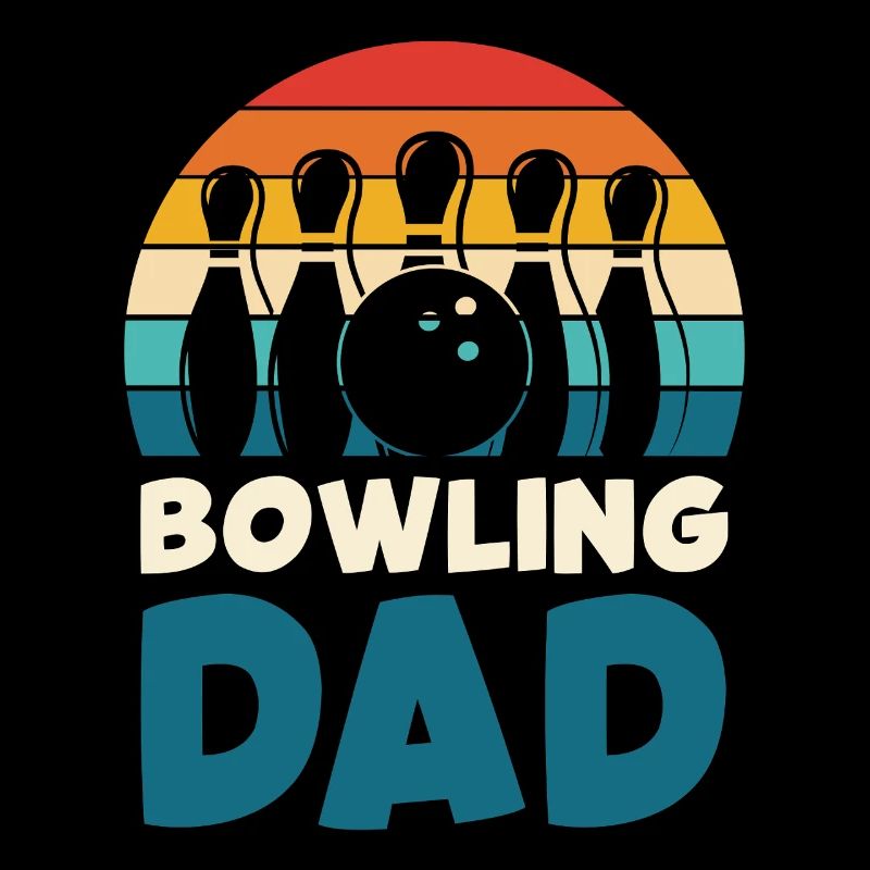 Bowling Dad Retro-Design