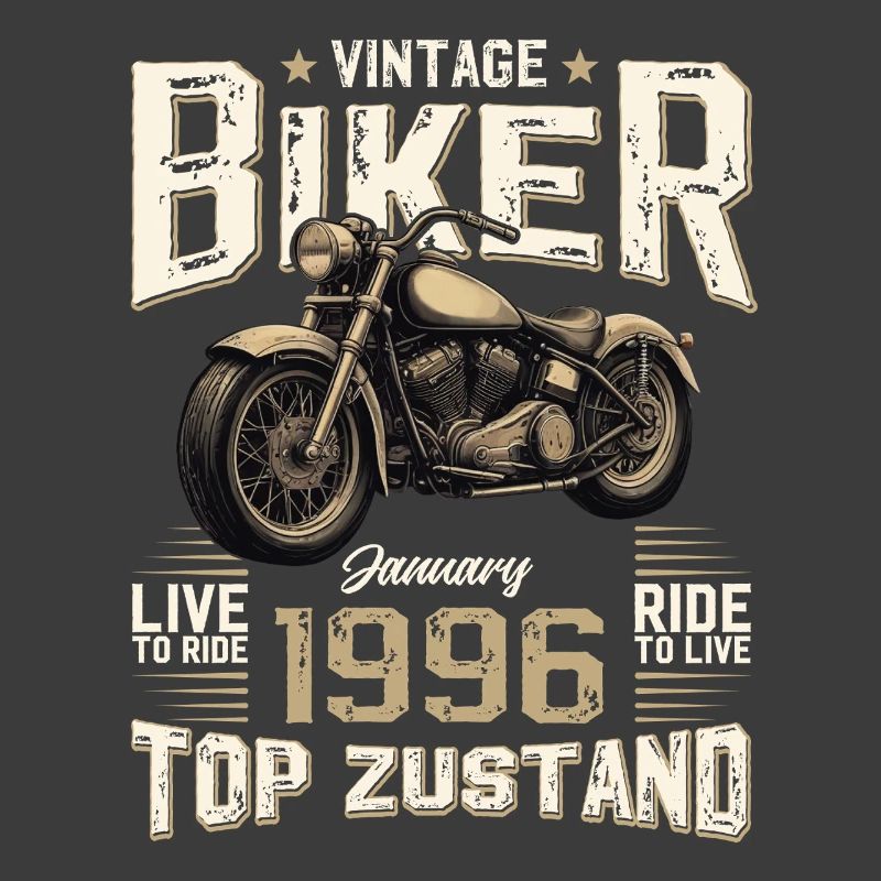 30. Geburtstag Geschenk Motorradfahrer Januar 1996