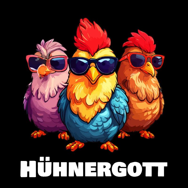 Funny Chickens Chicken God