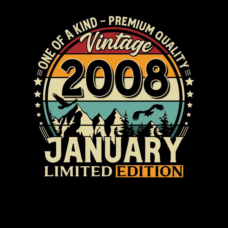 18e anniversaire Millésime de janvier 2008
