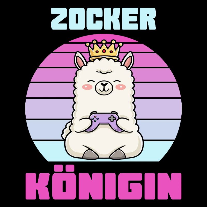 zocker königin gamerin