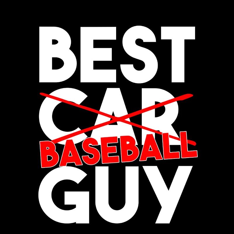 Bester Baseball-Typ Lustige Sporttypografie Kunst