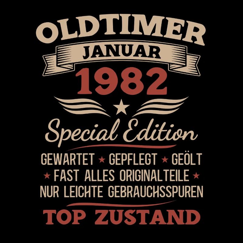 44e anniversaire cadeau voiture classique janvier 1982