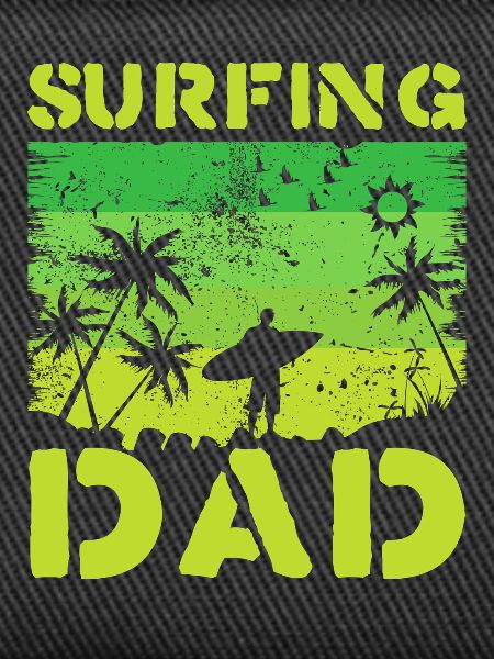 Surfing Dad Retro Green