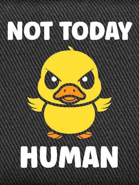 Rebellious duckling not today