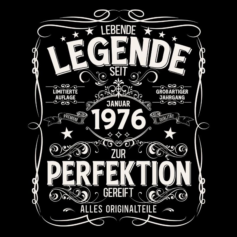 Légende du 50e anniversaire Millésime janvier 1976