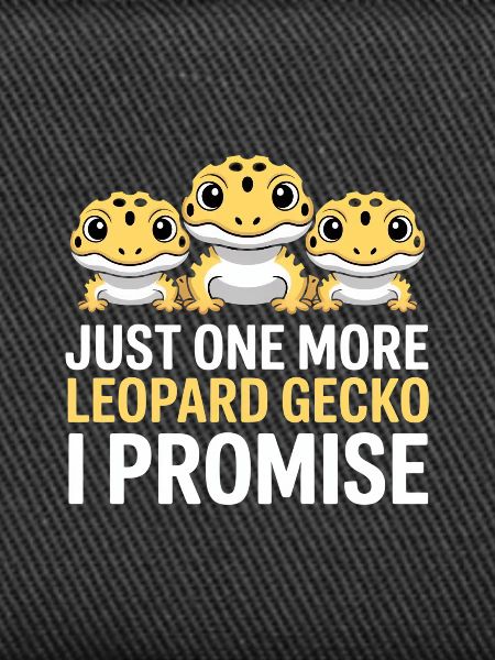 Leopardgekko-Trio Versprechen