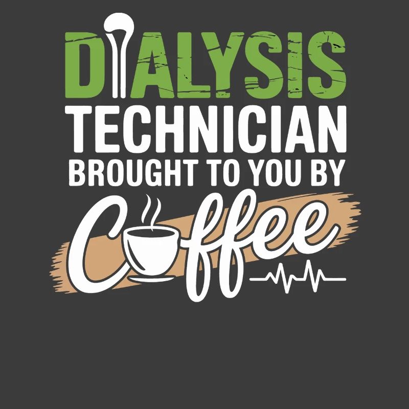 Dialysis Technician Coffee Motif