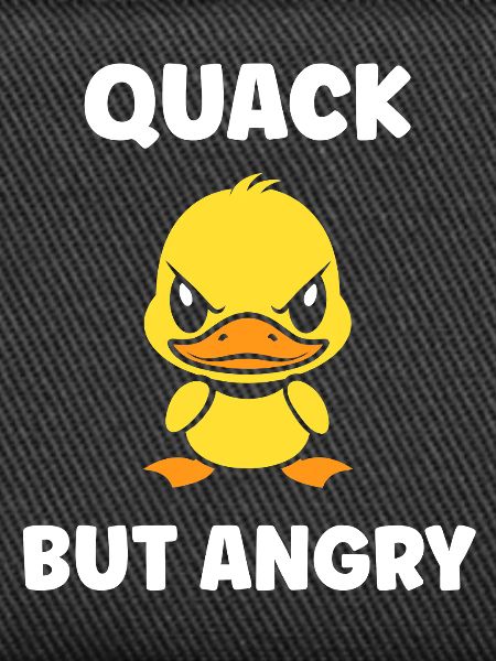 Furious Duck Cartoon