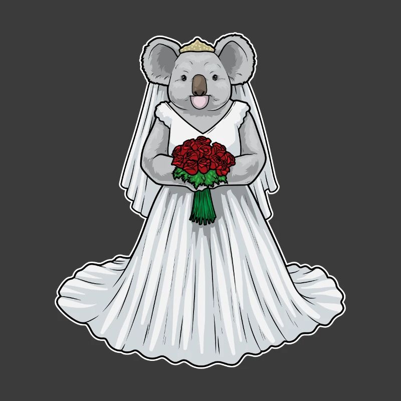 Koala Bridal Rose Wedding