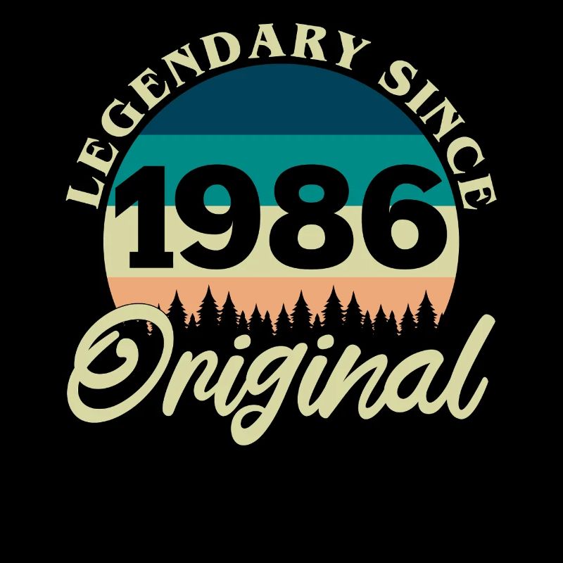 1986 Vintage Retro Original Birthday Gift
