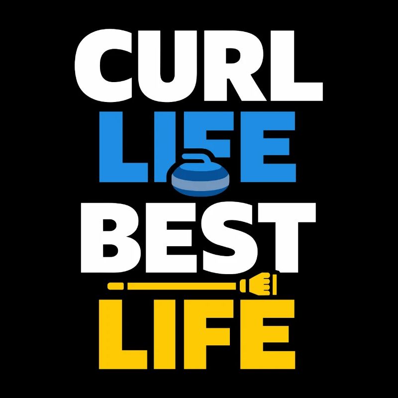 Curling, balayage drôle, cardio dur avec balai