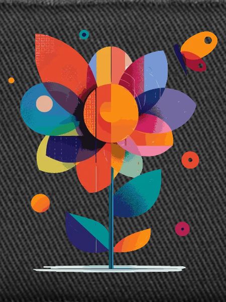 bunte Blume