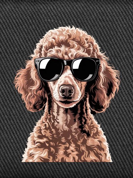 Caniche brun