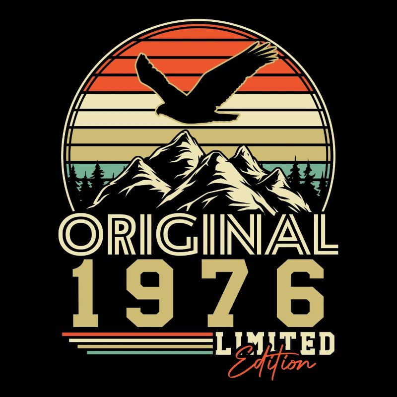 Cadeau rétro vintage original de 1976