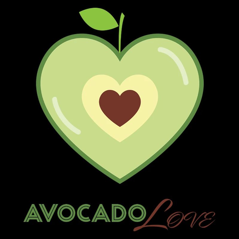 Avocado Herz Liebe