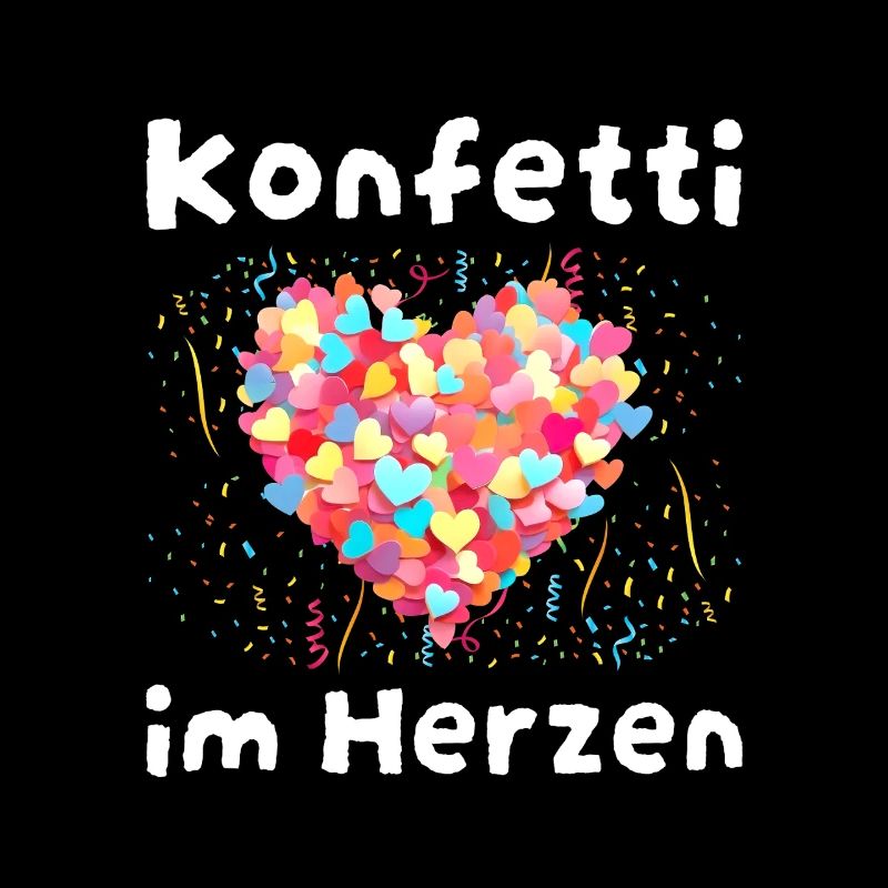 CONFETTIS DANS LE CŒUR Déclaration de Carnaval Fête de Carnaval