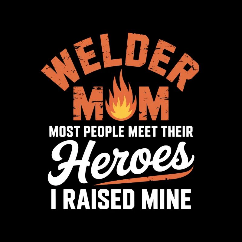 Welder Mom Heroes I Raised Mine Schweißer