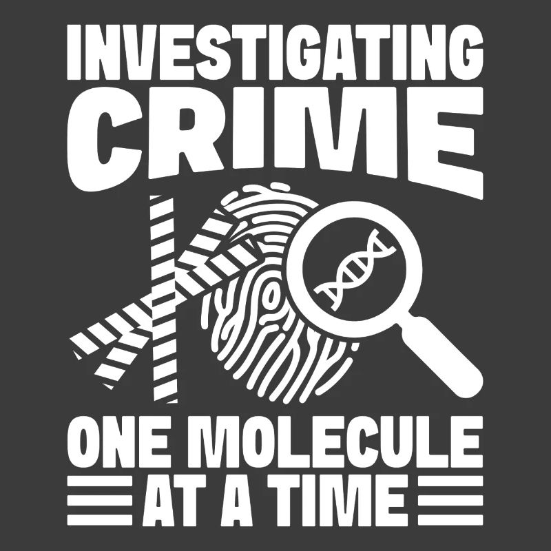 Forensic Analyst Investigating Crime One Molecule