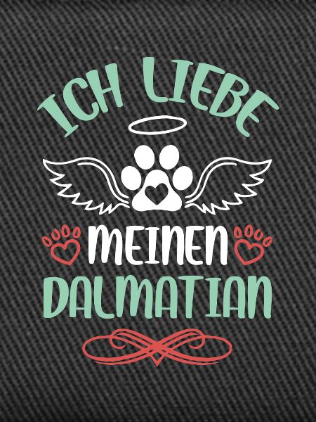 Ich liebe Dalmatian Engel