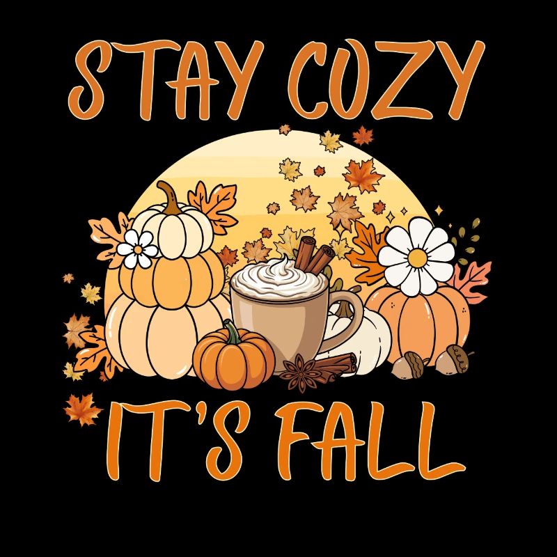 Bleib gemütlich Es ist Herbst – Pumpkin Spice Herbstkaffee