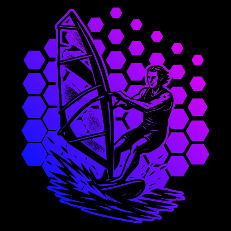 Klare Windsurfing Botschaft