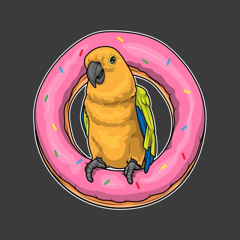 Papagei Donut