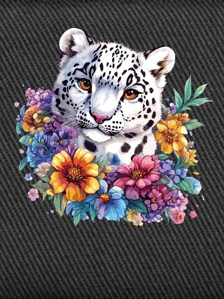 Leopard Blumenzauber