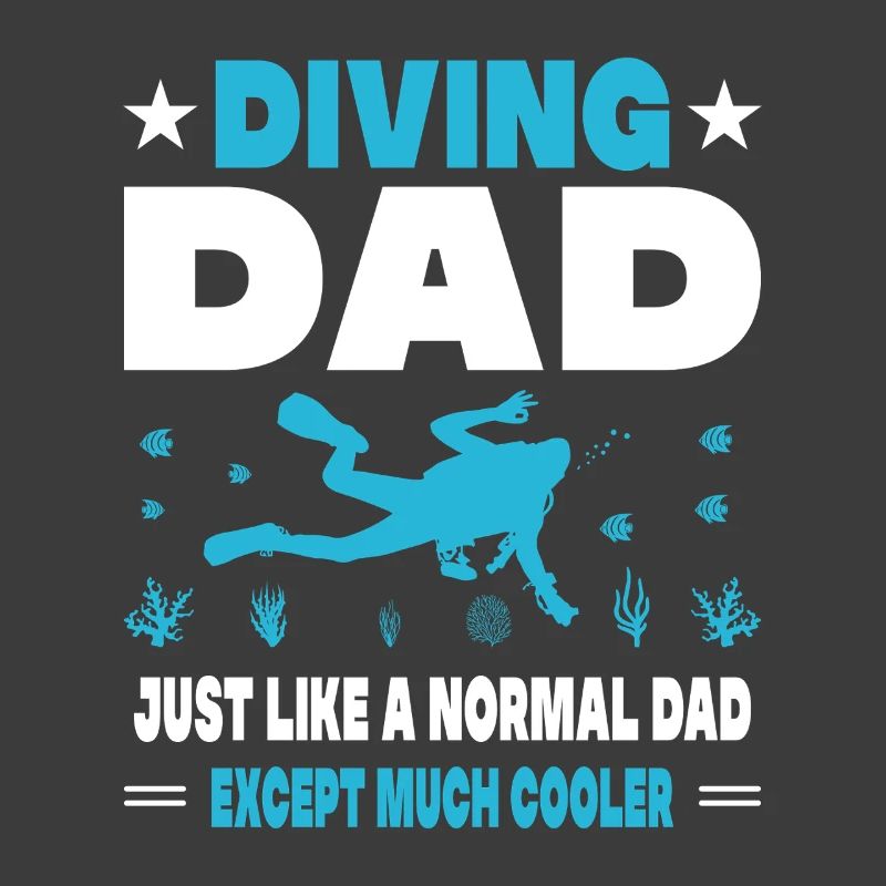Diving Dad – Funny Diver Gift for Dads