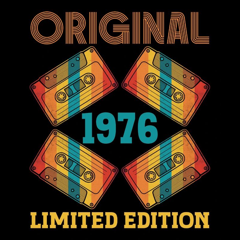 Original 50e Anniversaire 50 ans 1976 Cadeau Tee
