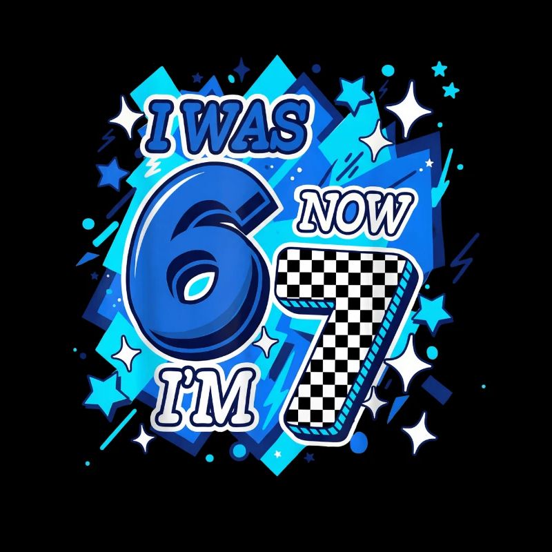 Six Seven Blue Checkered 67