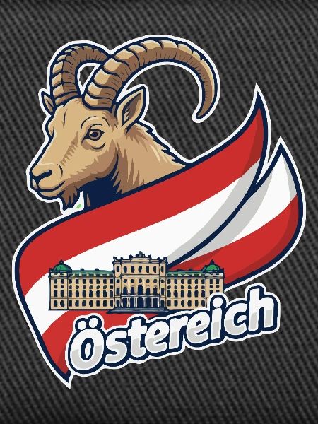 Ibex with Austria flag