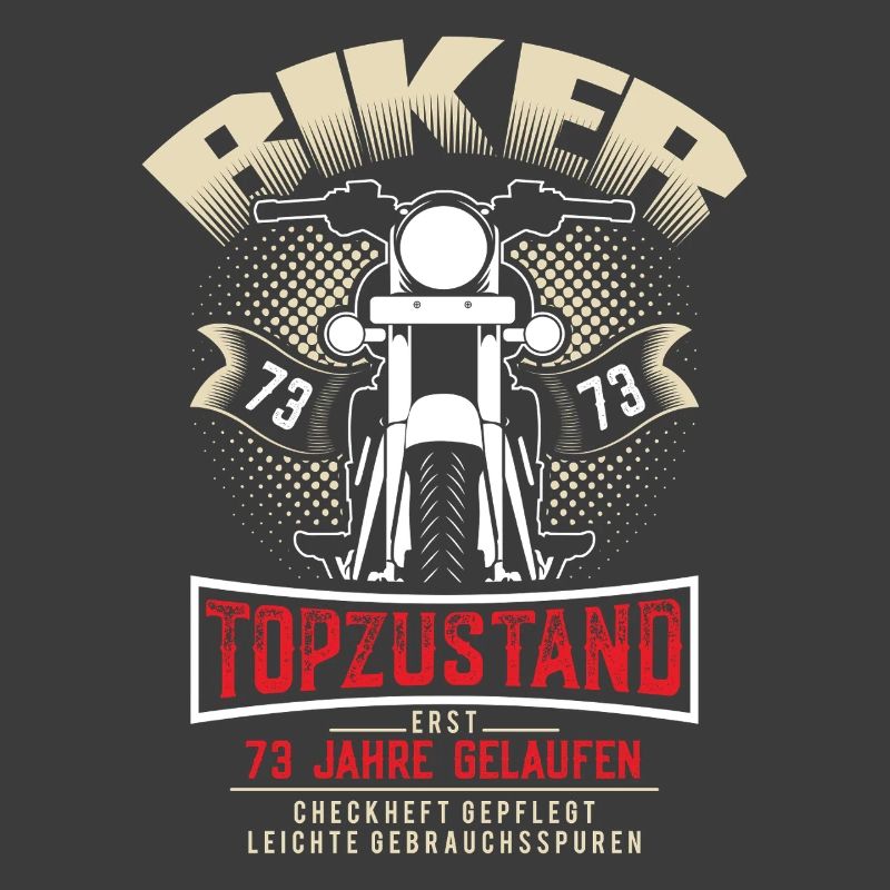 73rd Birthday Motorcyclist Motorcycle