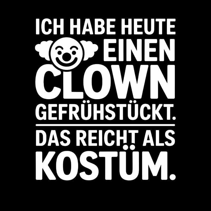 Remplacement du costume de clown du Petit-déjeuner de Clown Carnival