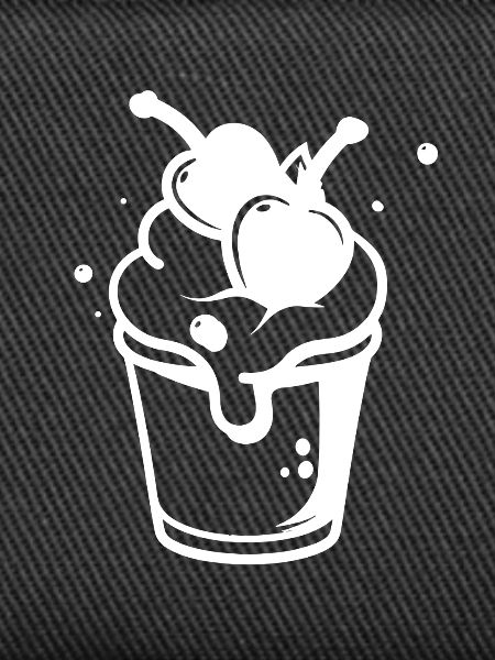 Eisbecher Zeichnung