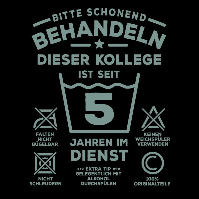 5 ans de service - traite avec douceur - collègue