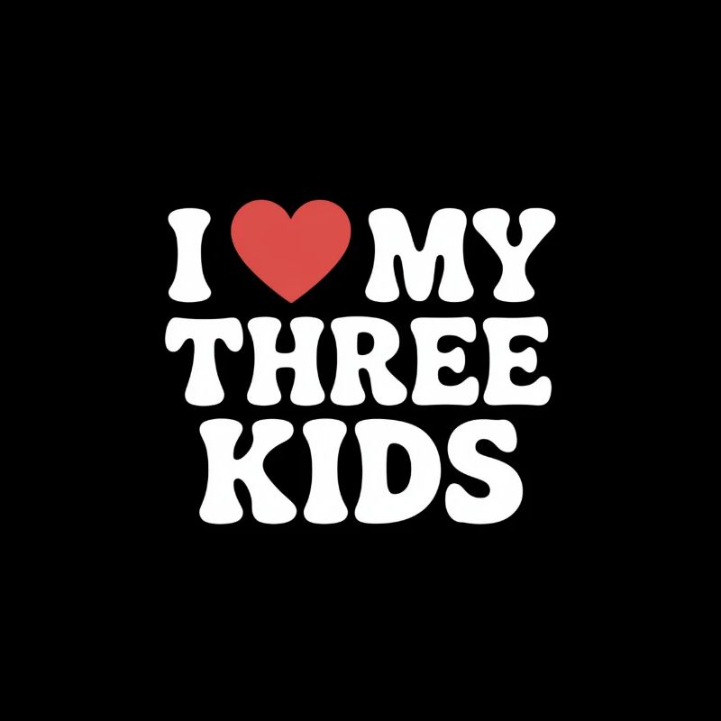 Ich liebe meine drei Kinder